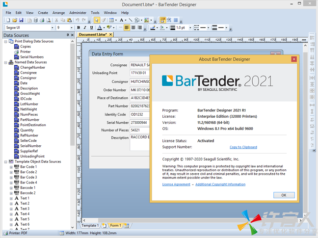 BarTender 2021